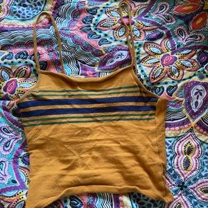 this mustard yellow tank